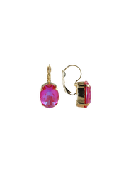 LOTT.gioielli CE SW Oval Stone Hook M - Fuchsia