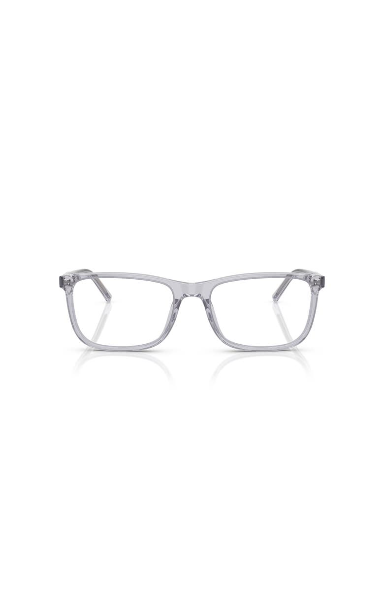 Dolce&Gabbana 55mm Rectangle optical glasses, Alternate, color, Grey
