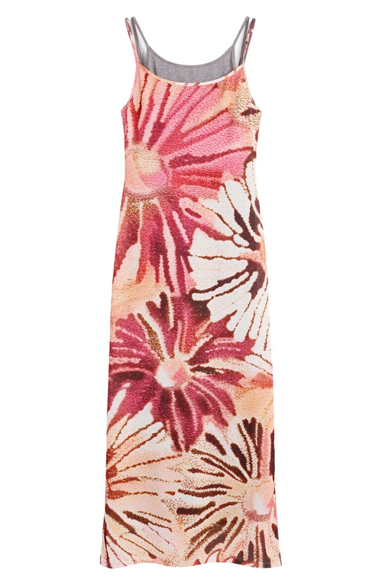 Desigual Floral & Solid Dress Set, Alternate, color, 