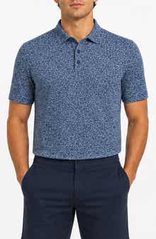 Floral Tech Performance Polo