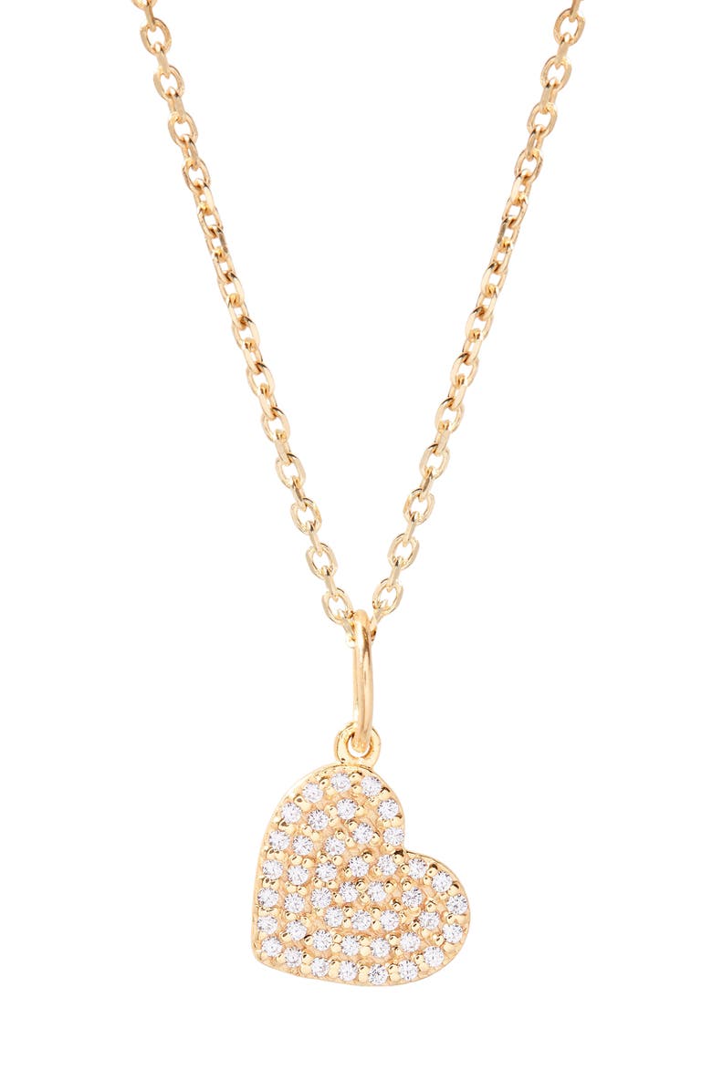 Brook and York Adeline Heart Pendant Necklace, Main, color, Gold