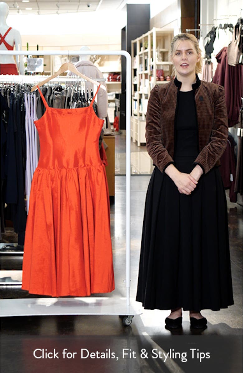 Quartet Taffeta Midi Dress, sales video thumbnail