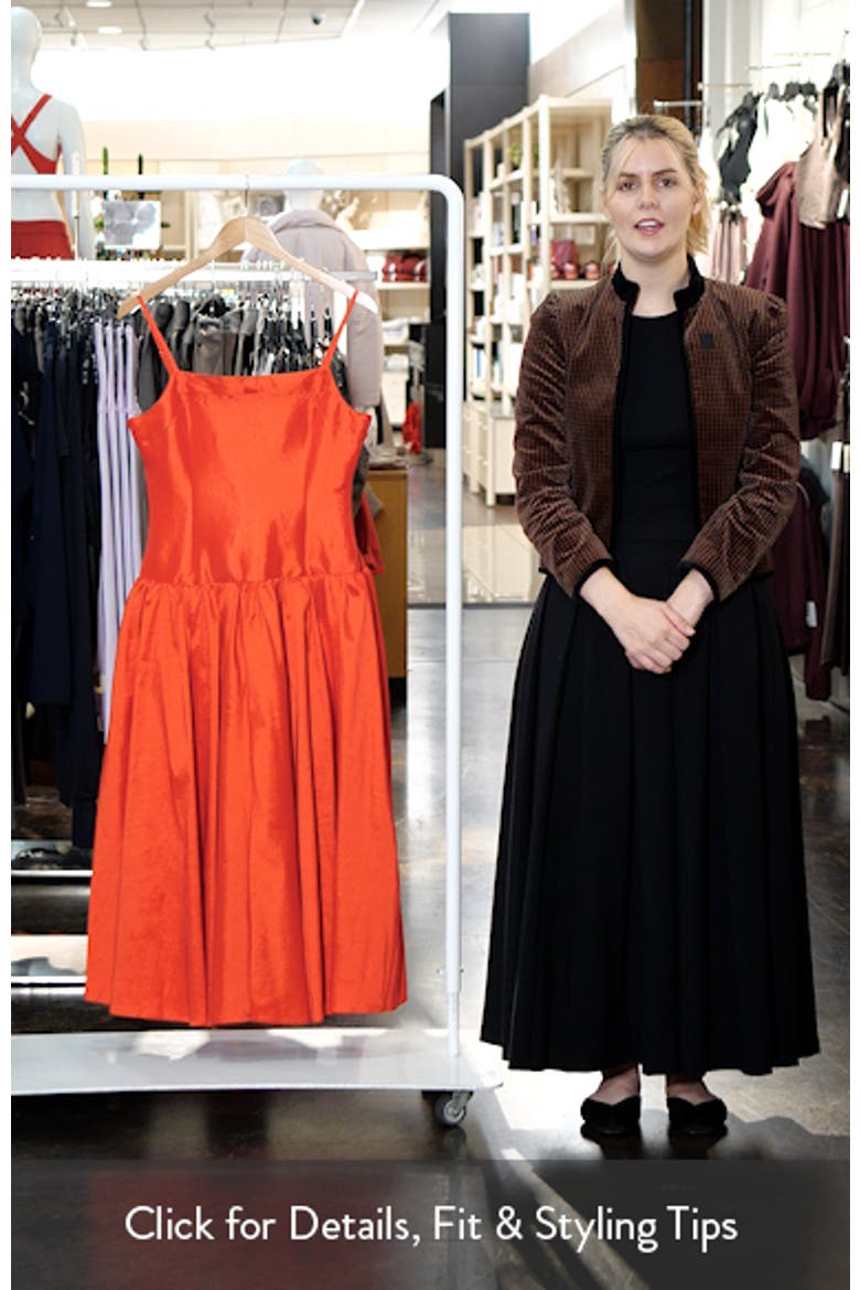 Quartet Taffeta Midi Dress video