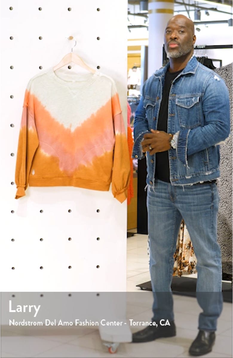 Free People FP Movement Metti Ombré Sweatshirt, sales video thumbnail