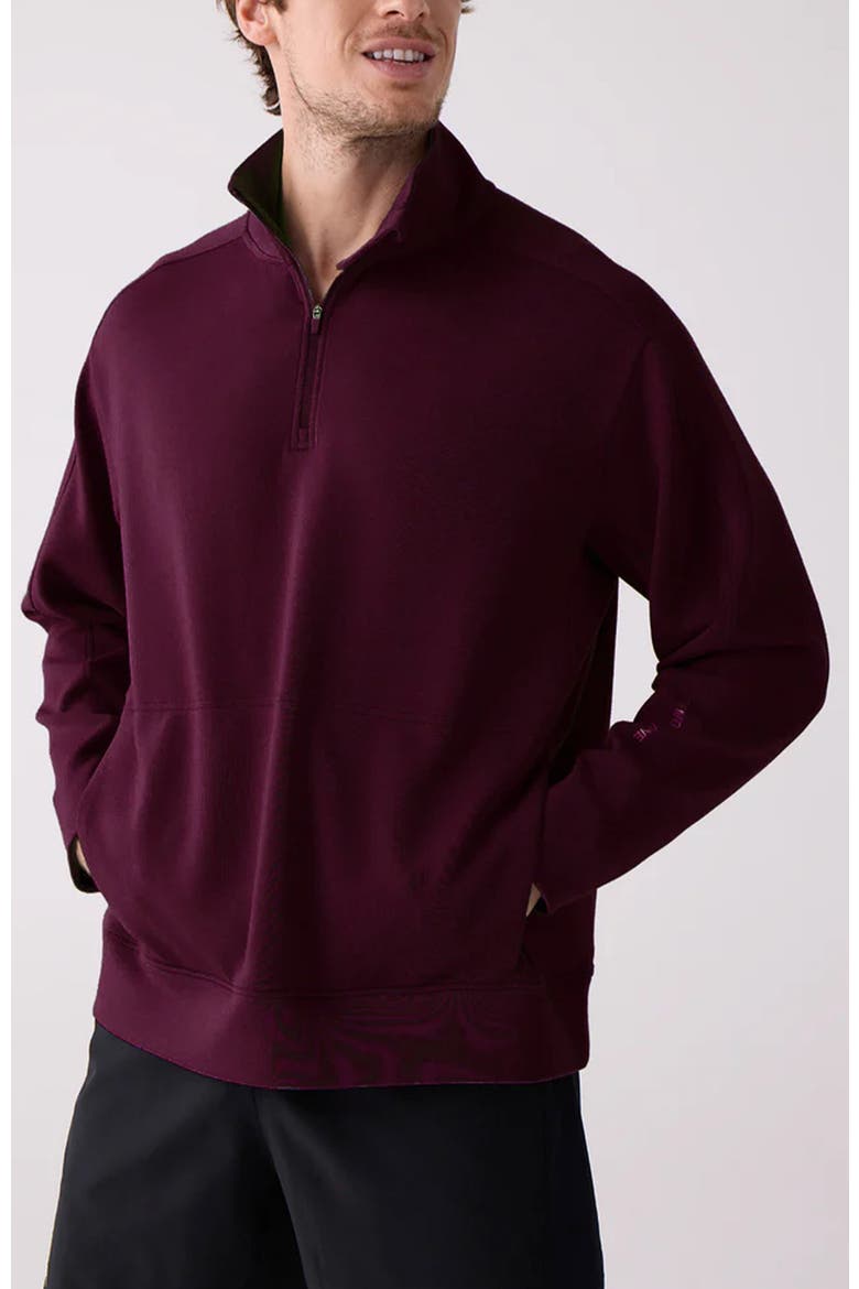 Men's Après Quarter Zip, Main, color, Mulberry