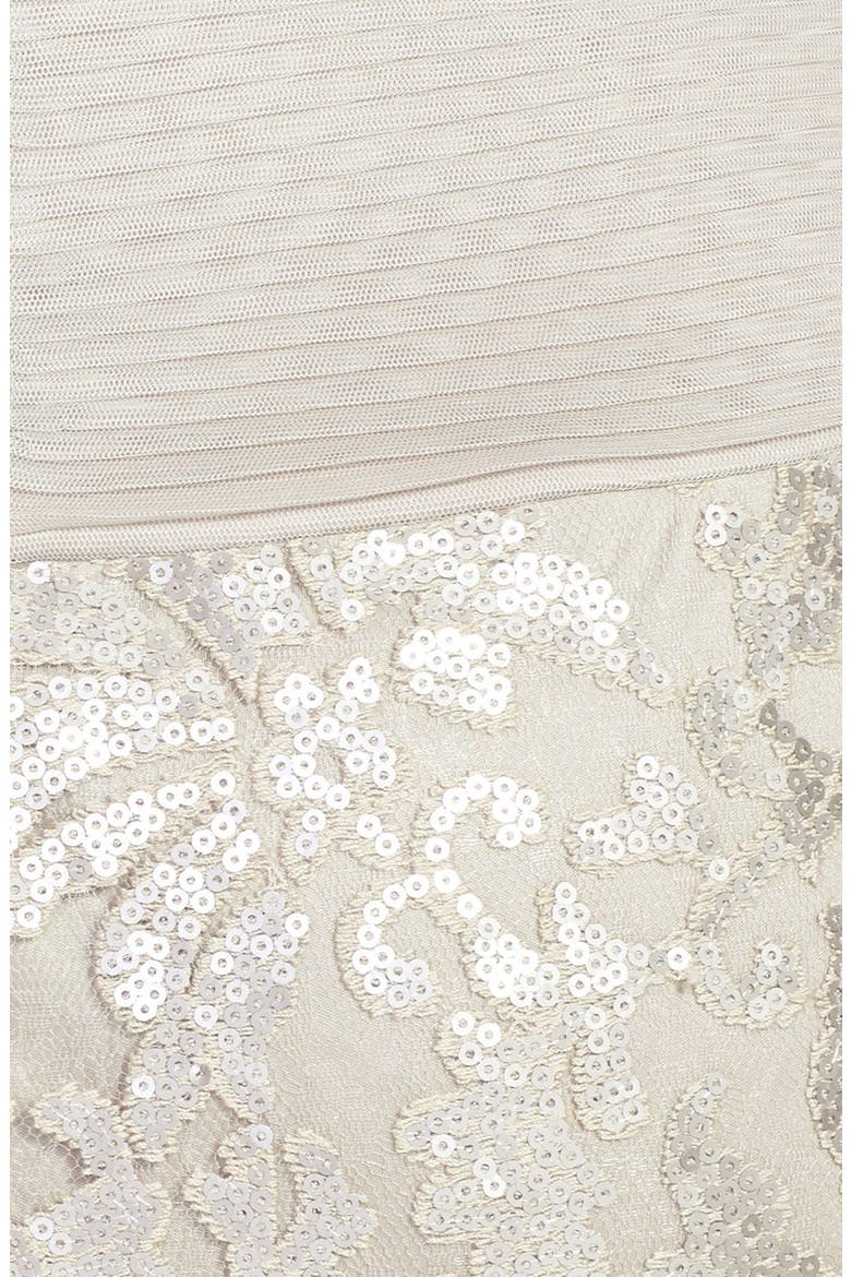 Sequin Lace Gown, Alternate, color, SAND