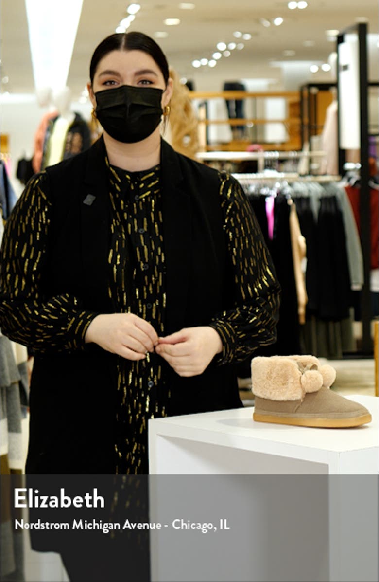 Celeste Faux Shearling Bootie, sales video thumbnail