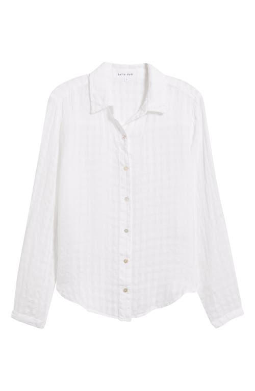 Bella Dahl Clean Front Linen & Cotton Button-up Shirt
