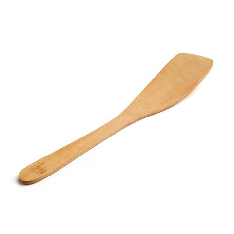 Contour Olive Wood Curved Spatula, 12-Inch