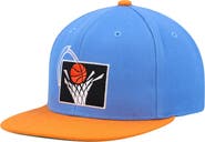 Mitchell & Ness Men's Mitchell & Ness Blue/Orange Cleveland Cavaliers Hardwood Classics Team Two-Tone 2.0 Snapback Hat