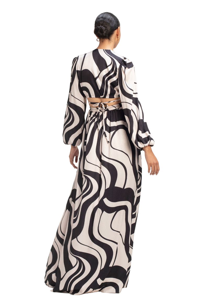 Amal Dress, Alternate, color, Luze Noir