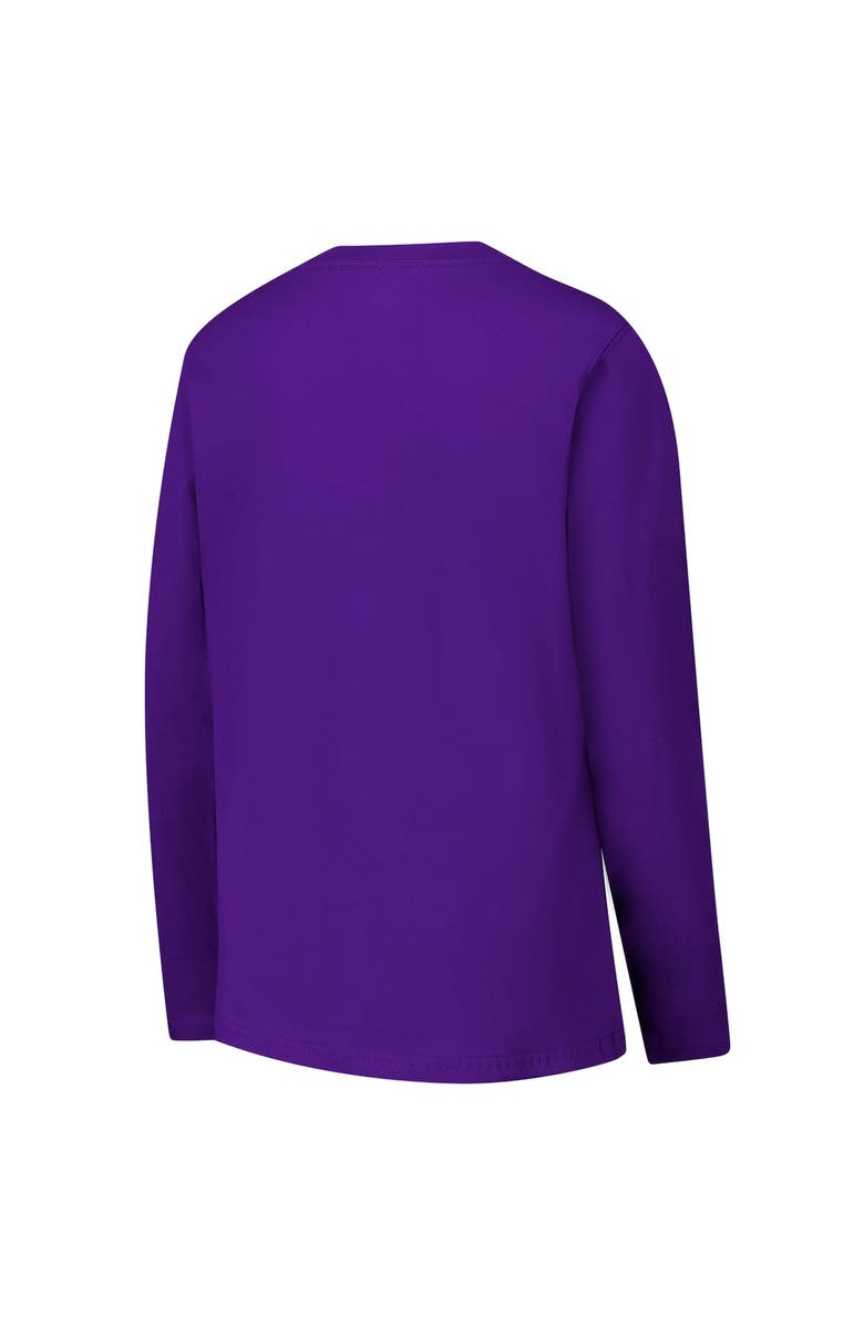 G-III 4HER BY CARL BANKS Women's G-III 4Her by Carl Banks Purple Minnesota Vikings Post Season Long Sleeve V-Neck T-Shirt, Alternate, color, Purple