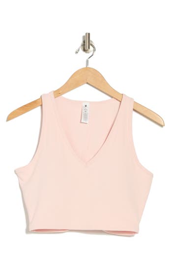 Yogalicious Wonderlink Mona V-neck Crop Top In Lotus