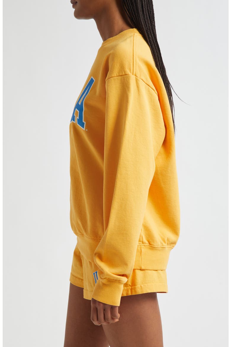 UCLA Ivy Fleece Logo Graphic Sweatshirt, Alternate, color, BRUIN GOLD