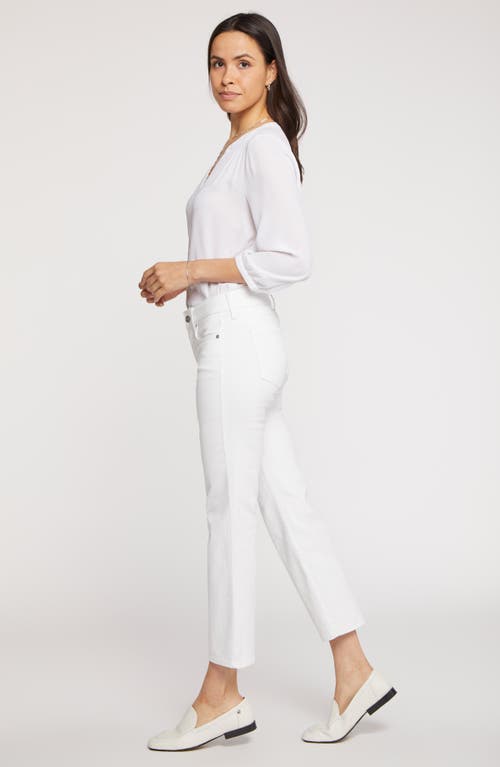 Nydj Petites Marilyn High Rise Ankle Jeans In Optic White In White