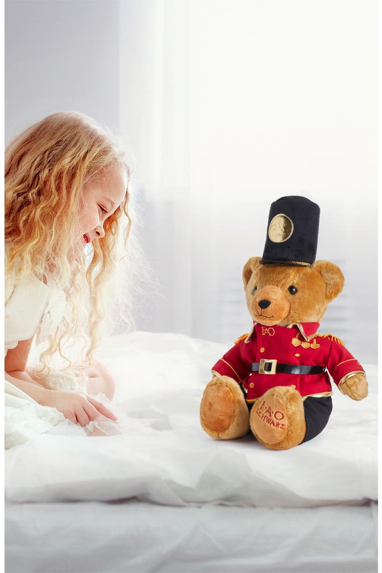 Gigi Toy Soldier Plush Stuffed Bear, Alternate, color, MULTI