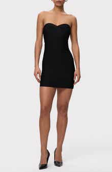 Herve Leger Strapless Bandage Minidress