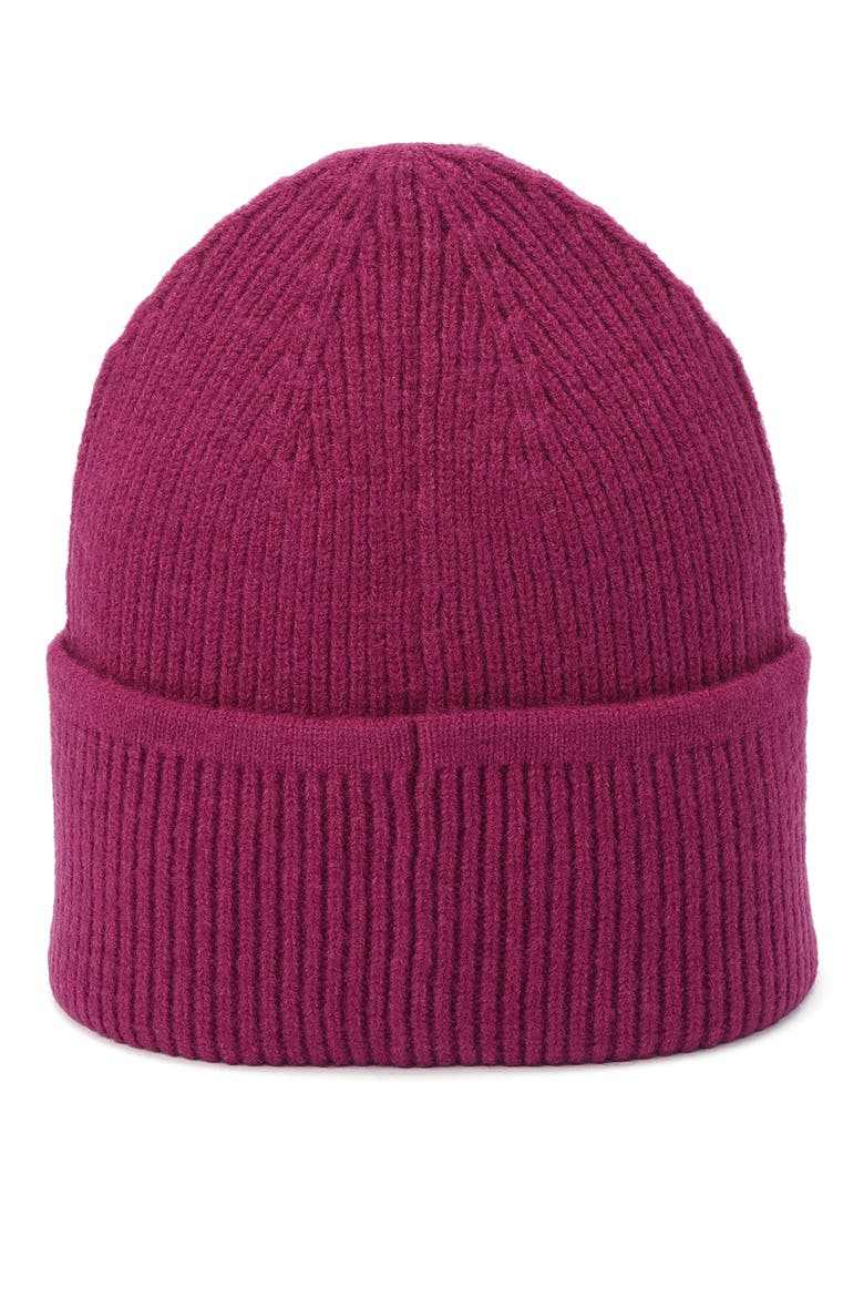 Spade Beanie, Alternate, color, DEEP BEET