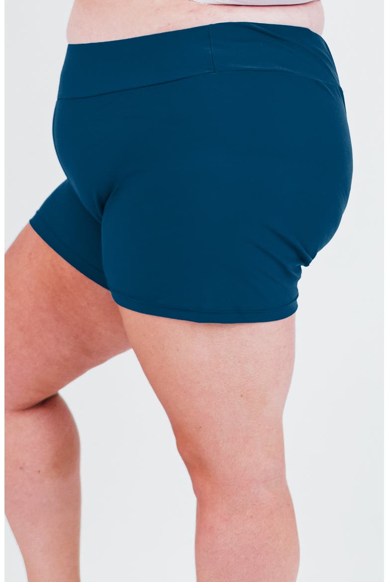 Plus Size Swim Shorts, Alternate, color, Space Blue