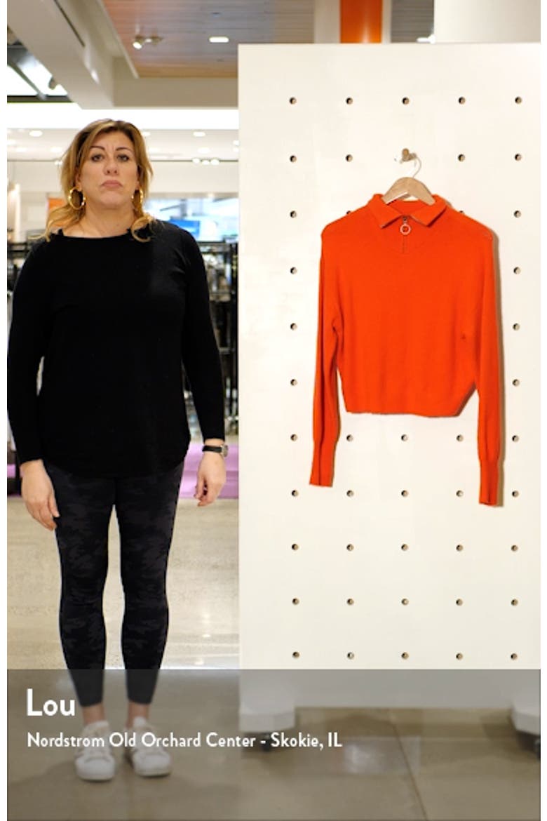 Zip Mock Neck Sweater video