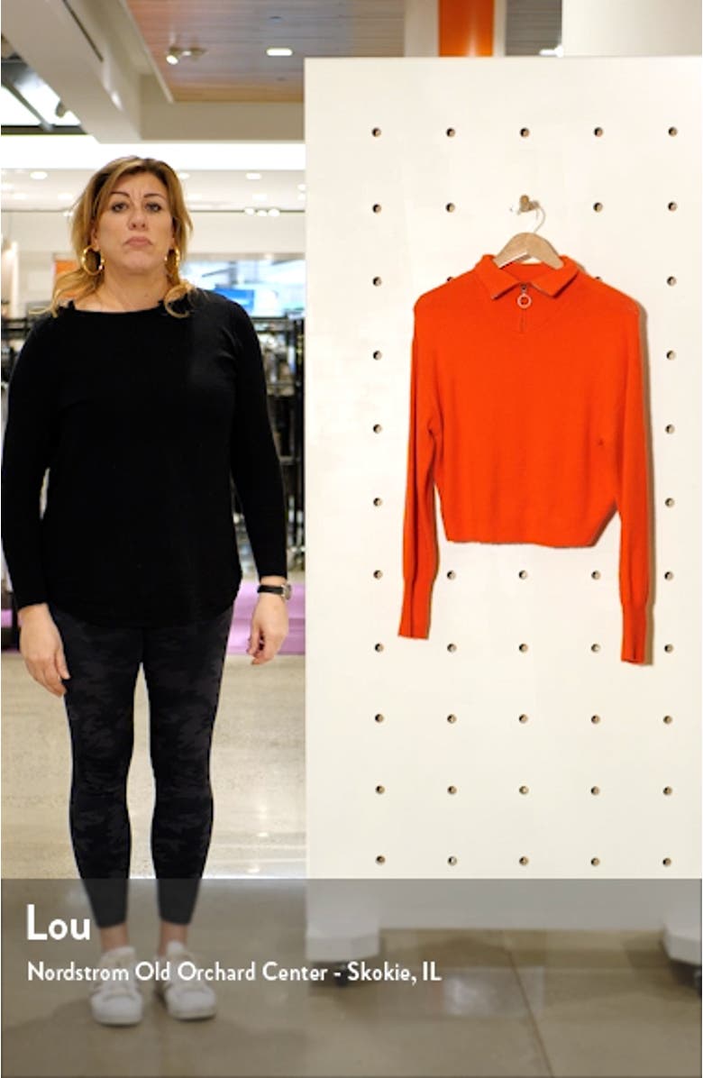 Zip Mock Neck Sweater, sales video thumbnail