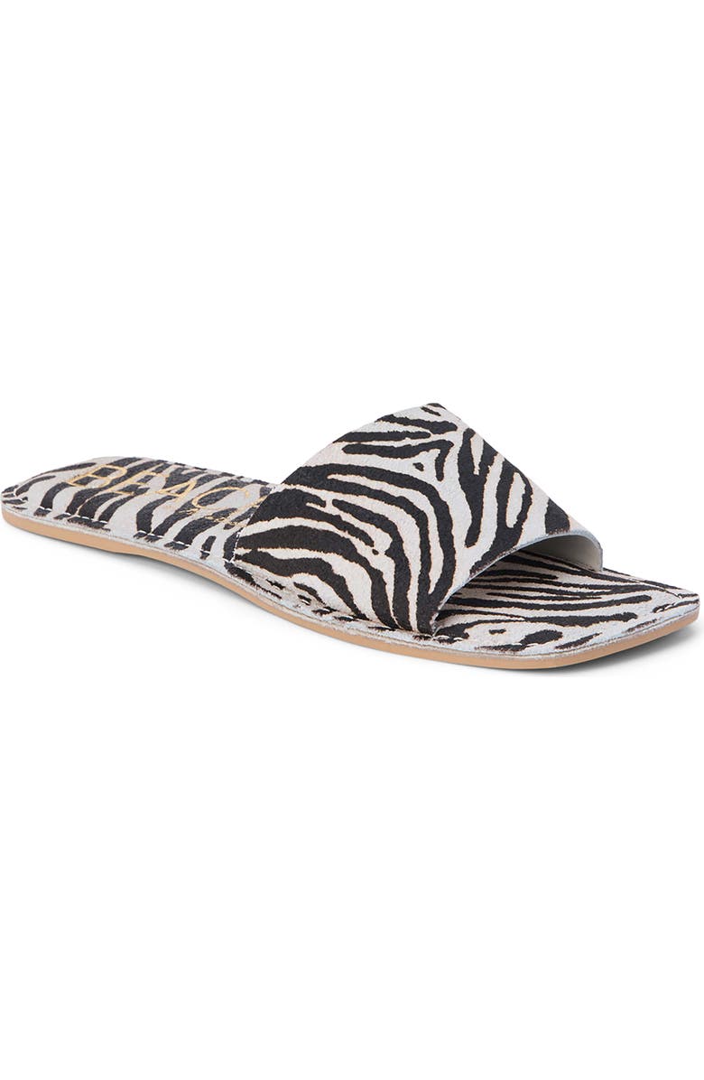 BEACH BY MATISSE Bali Slide Sandal, Main, color, Zebra