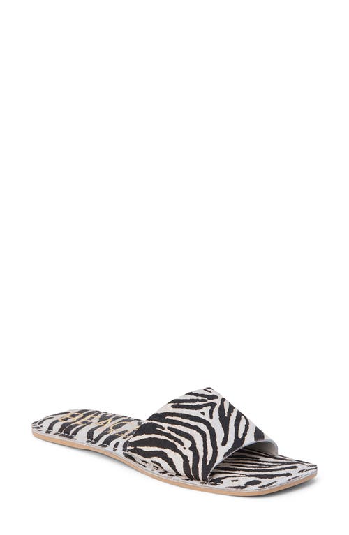 Beach By Matisse Bali Slide Sandal In Zebra