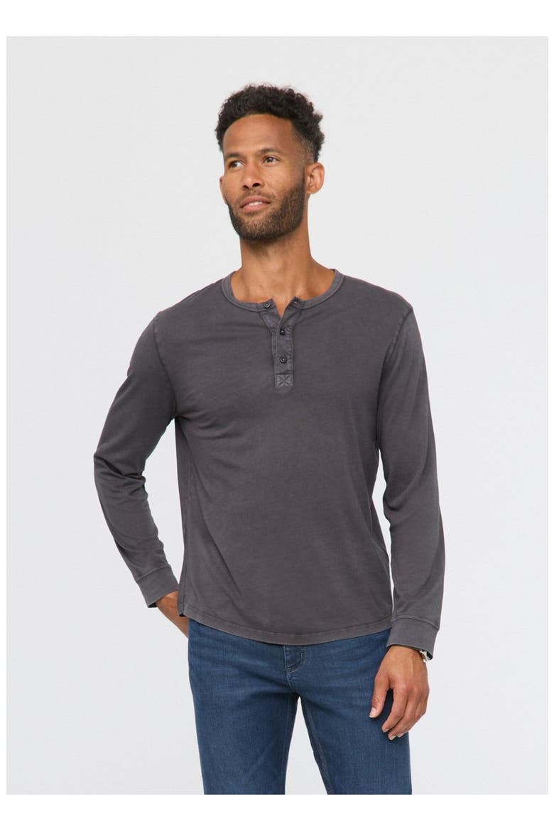 PurePima Vintage Henley, Main, color, Washed-Grey