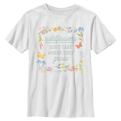 Boys' Wildflower Framed Quote Short Sleeve T-shirt