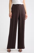 Theory Classic Wide Leg Ankle Pants