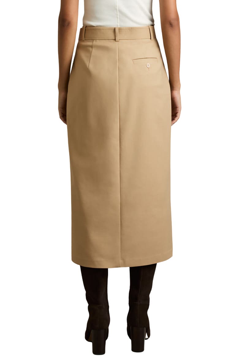 Oakley Midi Skirt, Alternate, color, CAMEL