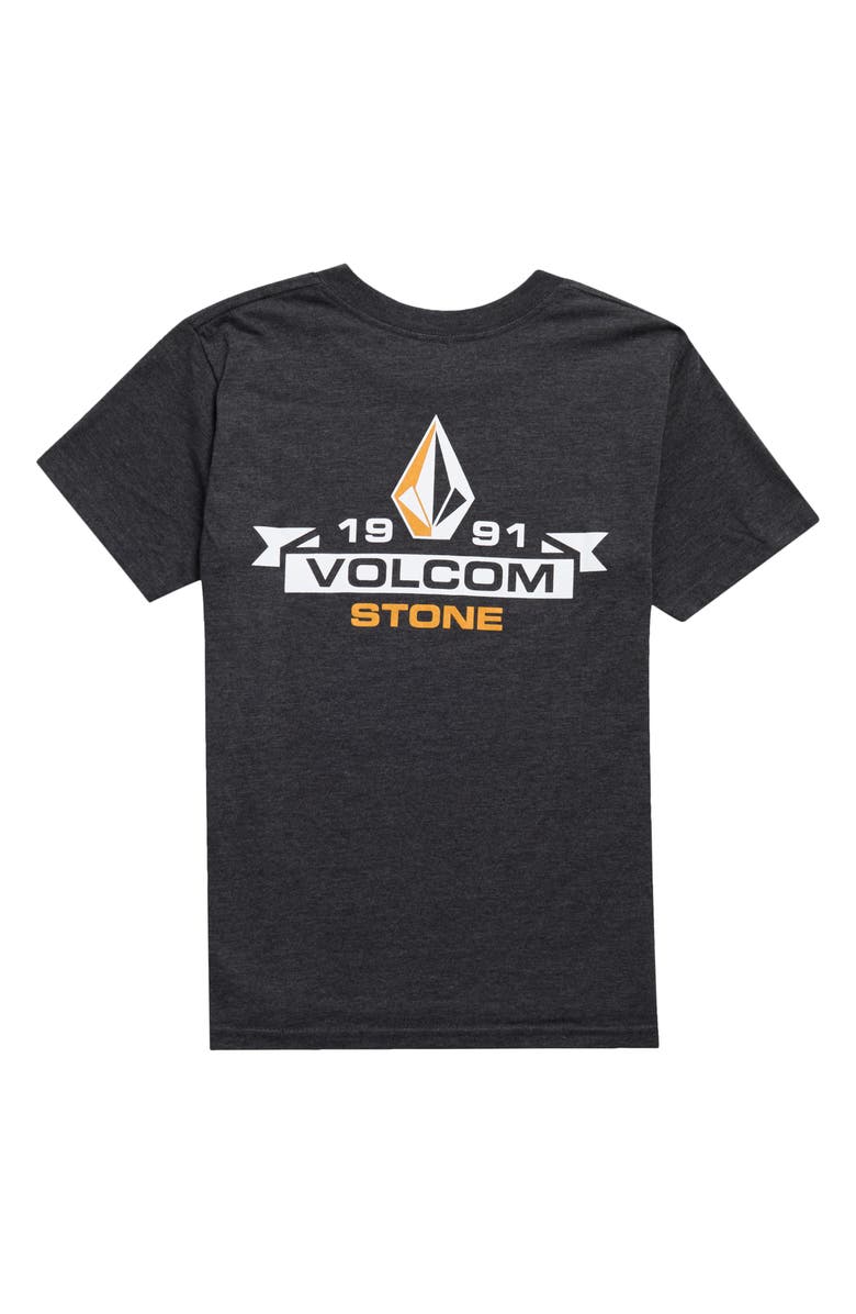 Volcom Kids' Blaquedout Short Sleeve Graphic Tee, Alternate, color, 