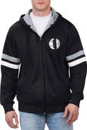 G-III SPORTS BY CARL BANKS Men's G-III Sports by Carl Banks Black Brooklyn Nets Contender Full-Zip Hoodie Jacket