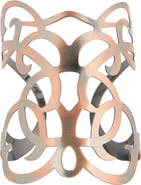 Karine Sultan Large Cutout Statement Cuff Bracelet