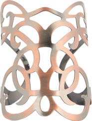 Karine Sultan Large Cutout Statement Cuff Bracelet