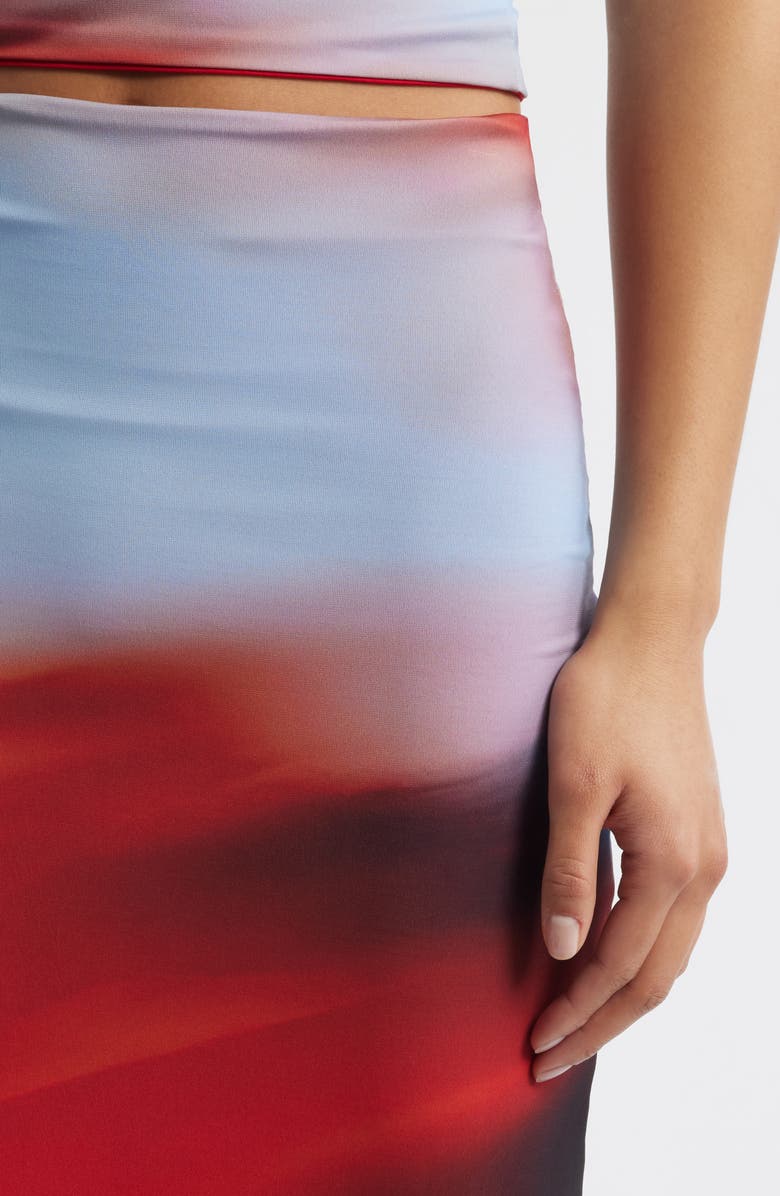 Feners Tu X Mi Maxi Skirt, Alternate, color, Rosella