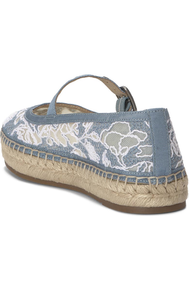 Lucky Brand Orlyna Espadrille Mary Jane Flat, Alternate, color, Blue/ Bone Light Grey