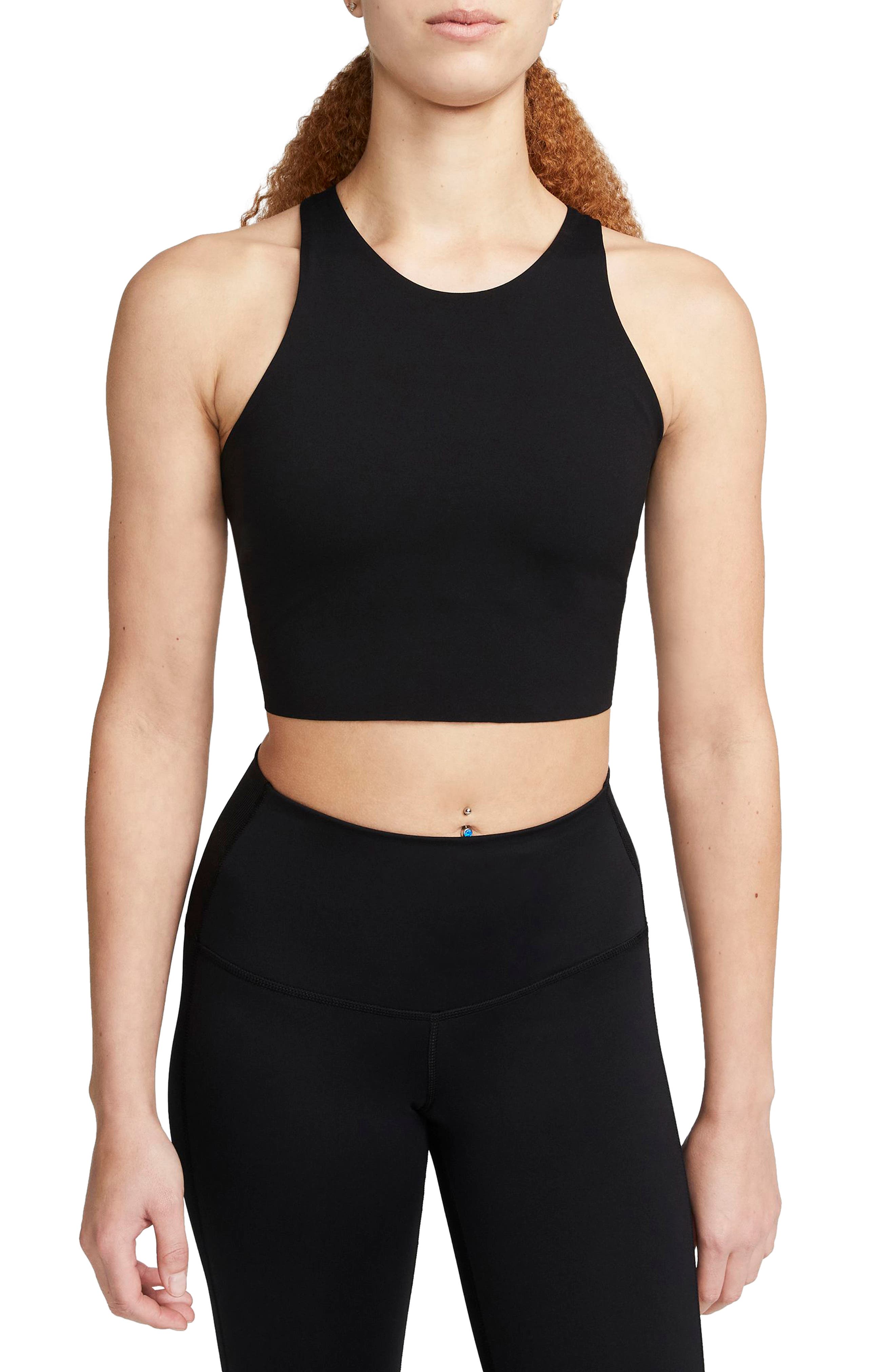nike infinalon cropped tank