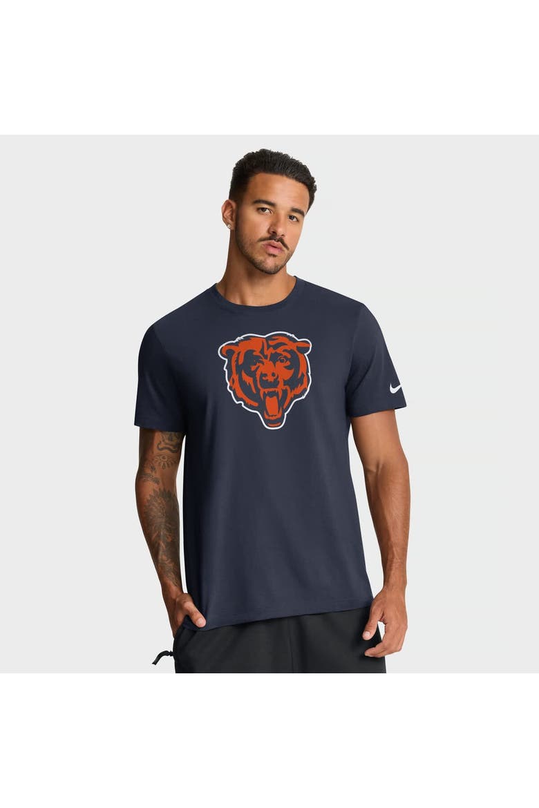 Men's Nike Navy Chicago Bears Essential Logo T-Shirt, Main, color, Navy