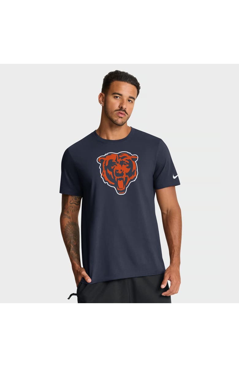 Nike Men's Nike Navy Chicago Bears Essential Logo T-Shirt, Main, color, Navy