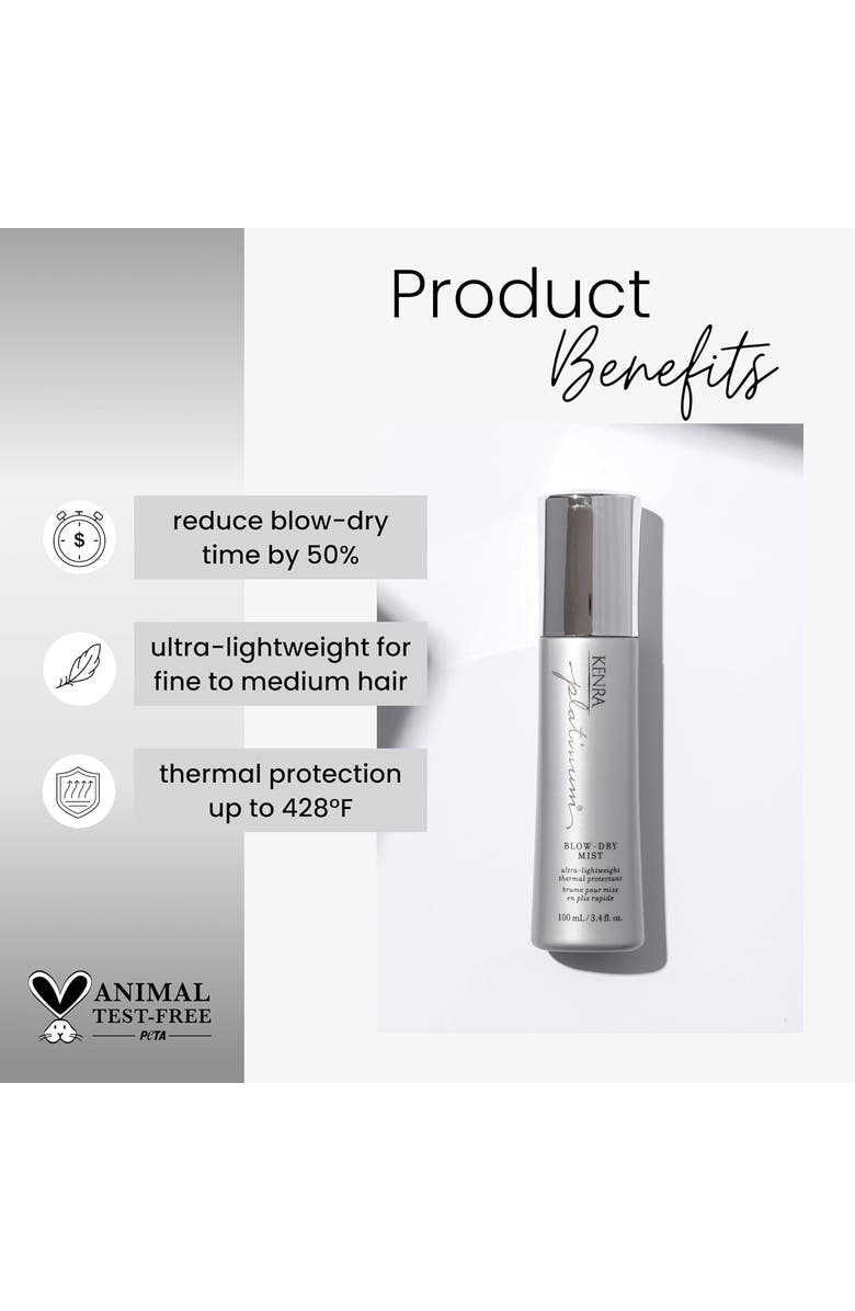 KENRA Platinum Blow-Dry Mist 3.4 oz, Alternate, color, N/A