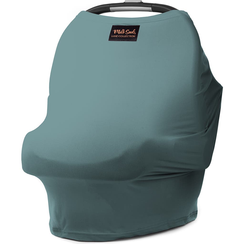 Milk Snob 5-in-1 Luxe Nursing and Car Seat Cover in Luxe Jade  product