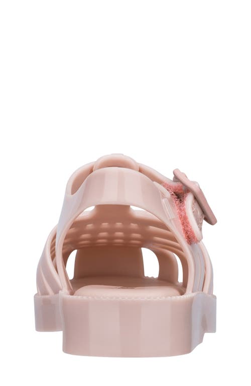 Mini Melissa Closed-toe Ankle-buckle Sandals In Pink