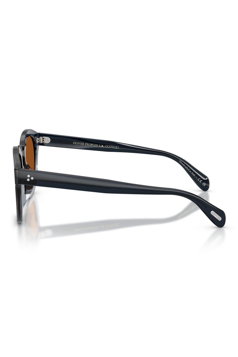 Boudreau La 48mm Round Sunglasses, Alternate, color, TWILIGHT GRADIENT / BROWN