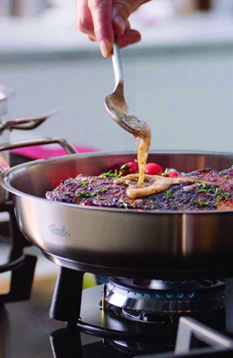 Fissler Original-Profi Collection Stainless Steel Serving Pan, Alternate, color, Stainless Steel