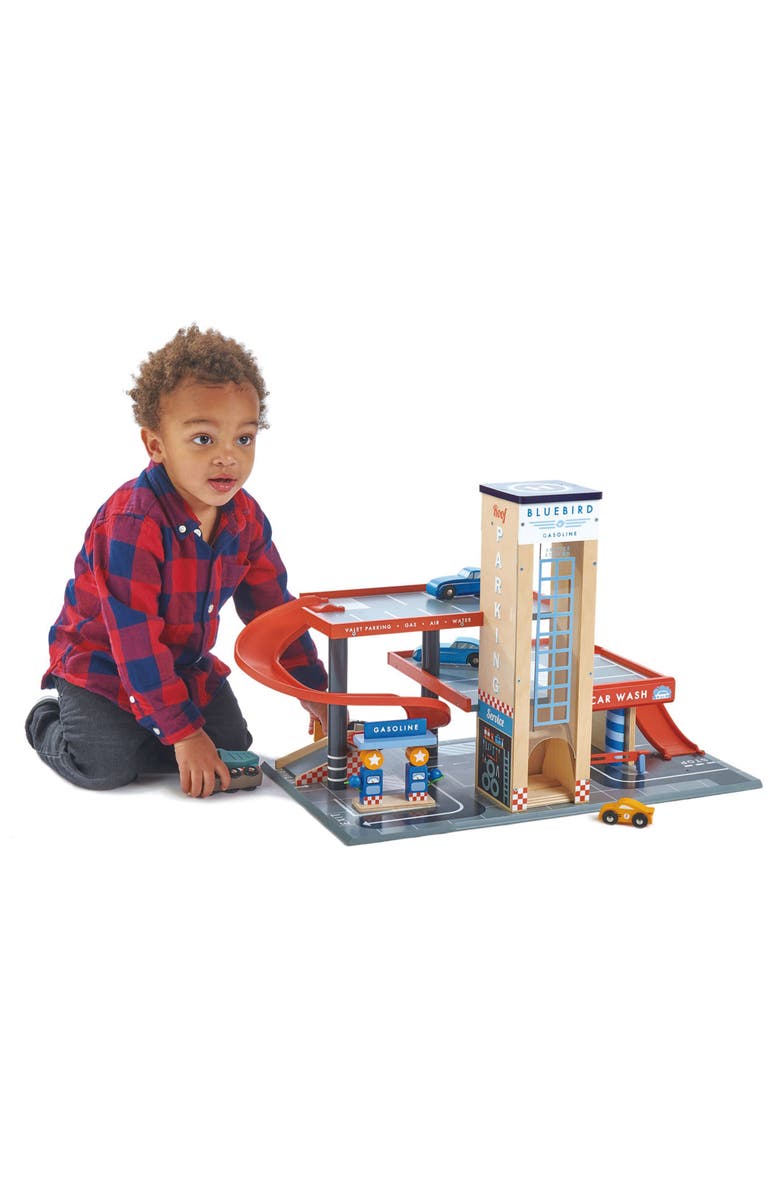 Tender Leaf Toys Bluebird Service Station Playset, Alternate, color, Multi