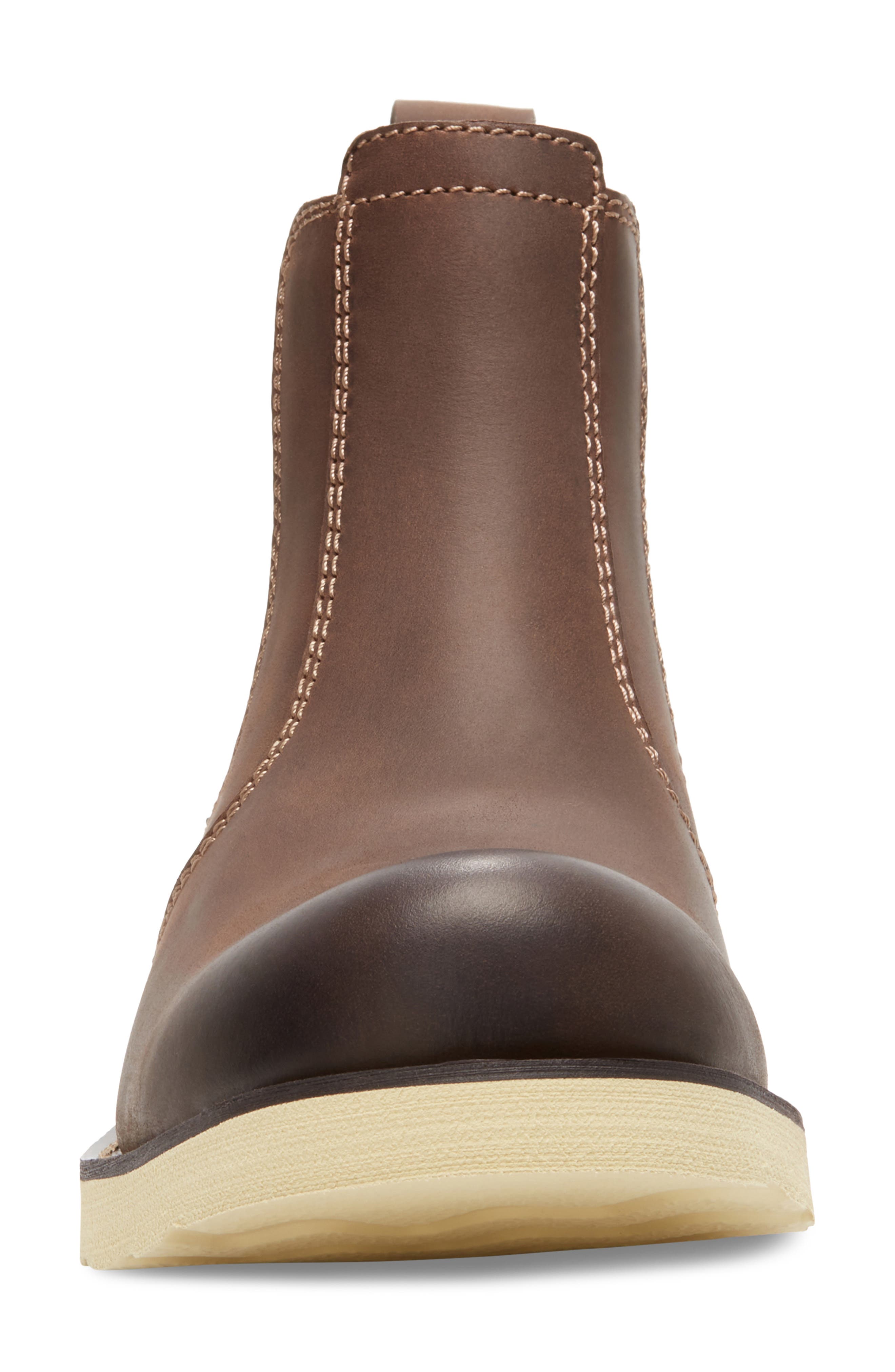 Eastland Herman Water Resistant Chelsea Boot, Alternate, color, Brown