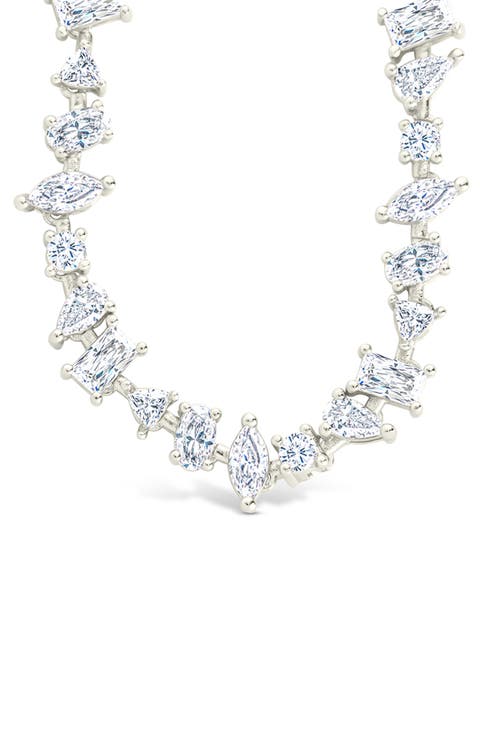 Ellery Cubic Zirconia Tennis Necklace