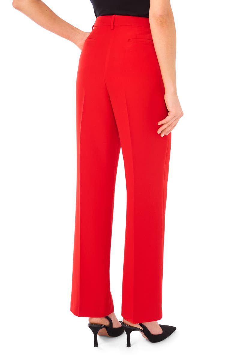 Halogen<sup>®</sup> High Waist Straight Leg Pants, Alternate, color, Classic Cherry