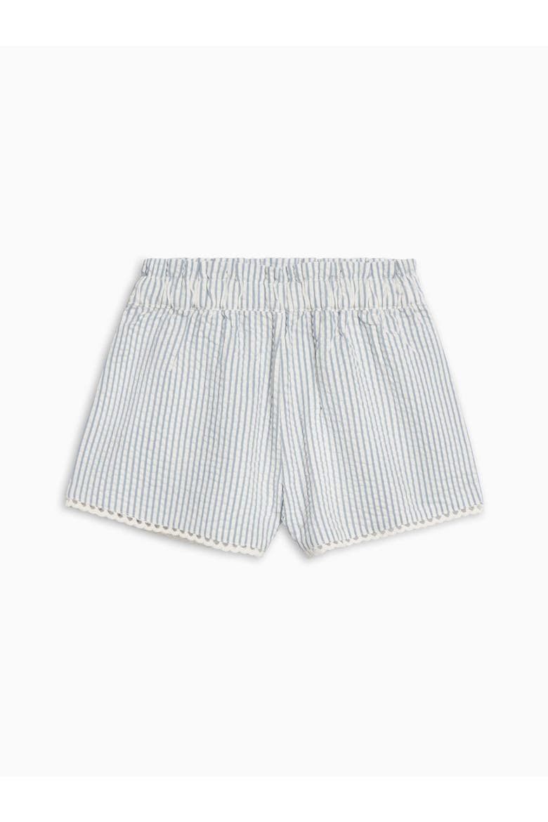 Organic Patty Scalloped Trim Short, Alternate, color, Shore Stripe/Sea